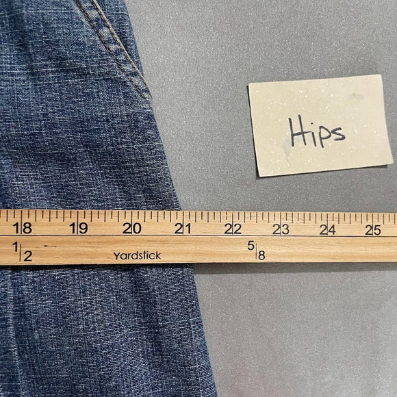 Vintage Y2K Denim Skirt US Size 10 Short Pleated Mini Blue Jean Schoolgirl Twee - Picture 10 of 11